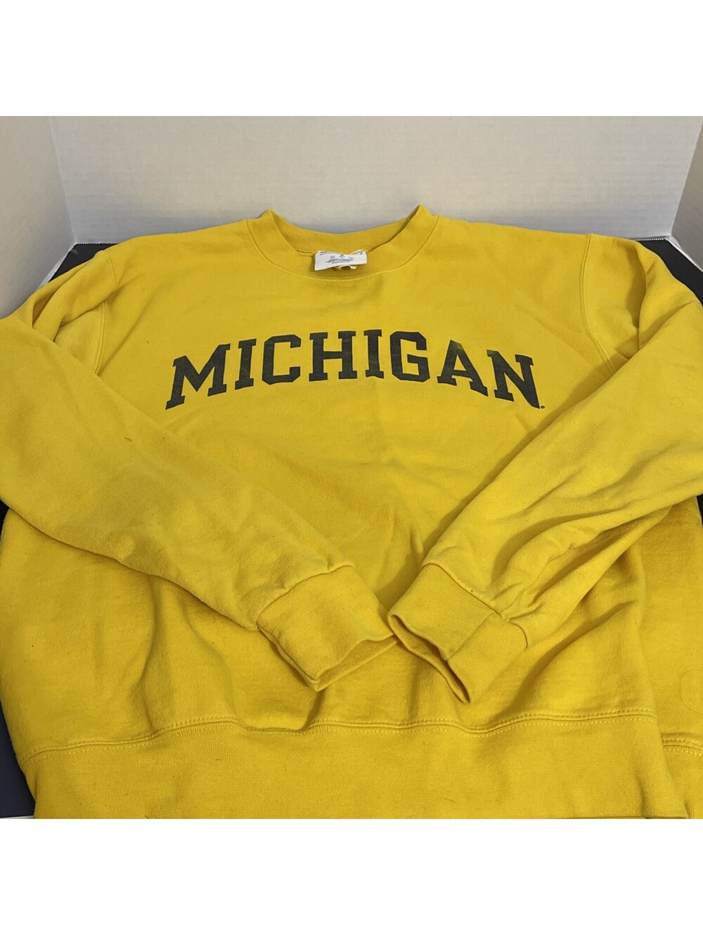 Vintage Champion Michigan Wolverines Football Sweatshirt Mens Size Medium